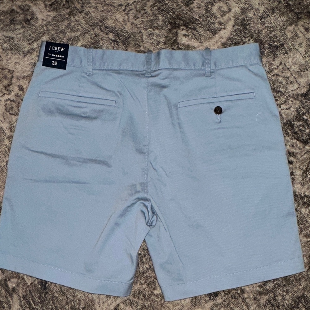 J. Crew Light Blue Flat Front Men’s Chino Shorts
